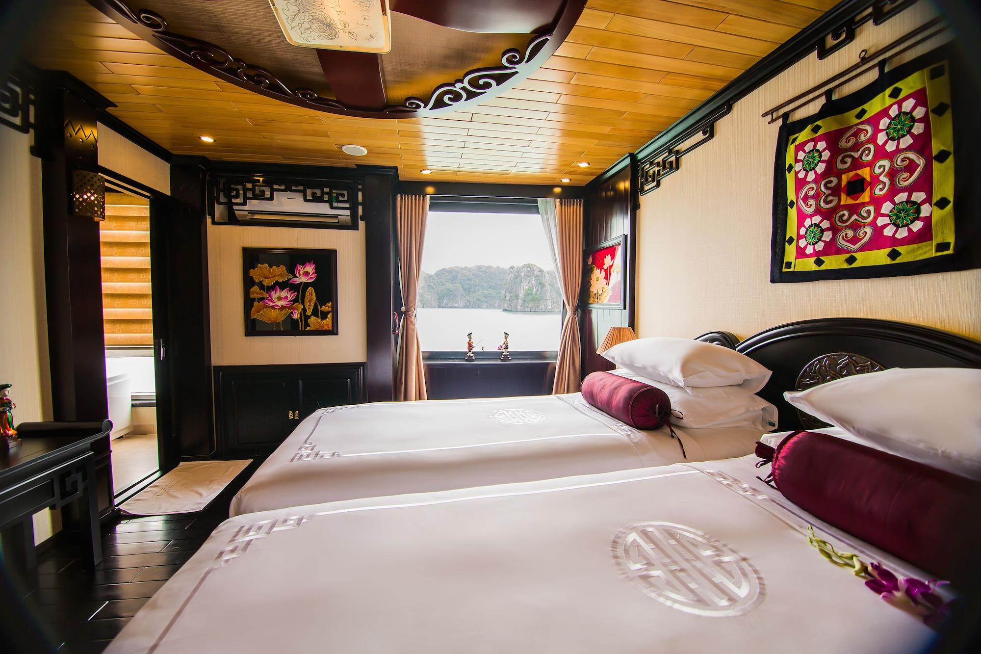 Dragon Legend Cruise Hotel Hạ Long-öböl Kültér fotó