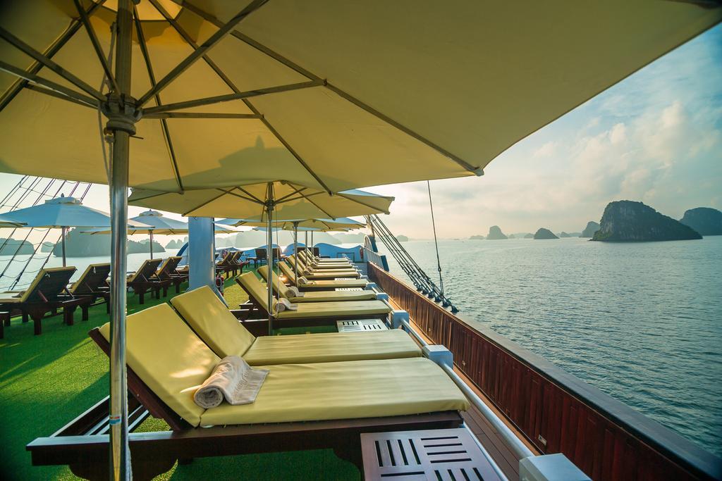 Dragon Legend Cruise Hotel Hạ Long-öböl Kültér fotó