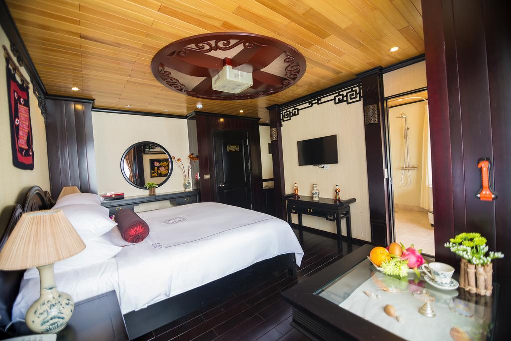 Dragon Legend Cruise Hotel Hạ Long-öböl Szoba fotó