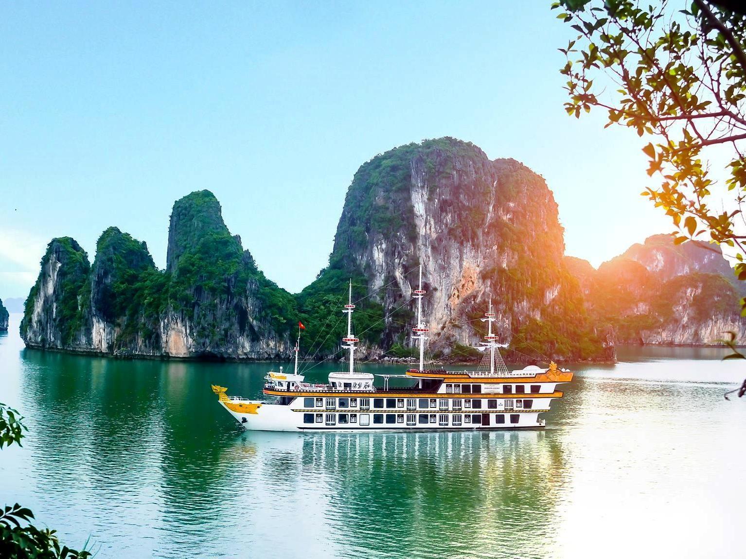 Dragon Legend Cruise Hotel Hạ Long-öböl Kültér fotó