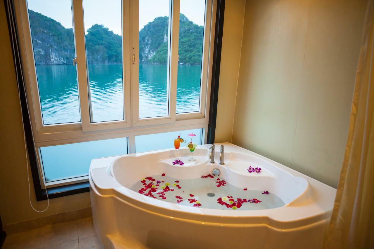 Dragon Legend Cruise Hotel Hạ Long-öböl Kültér fotó