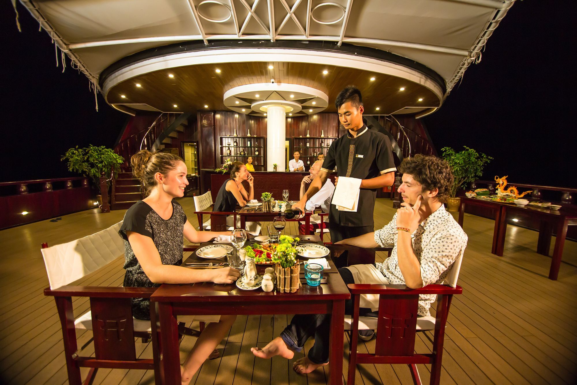 Dragon Legend Cruise Hotel Hạ Long-öböl Kültér fotó